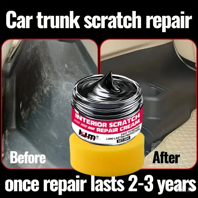 Car interior repair wax-plastic parts renewal,internal shine and tire protection,vehicle yellowing repair - removal of scratches
