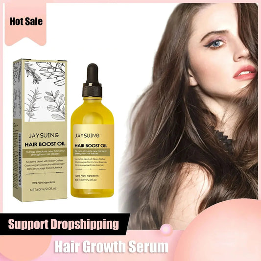 Hair Growth Serum Dense Regrowth Baldness Repair Preventing Hair Loss Nourishing Smoothing Split Ends Fast Growing Essential Oil