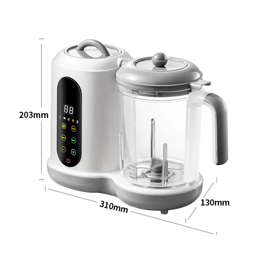 Multifunctional Baby Food Maker Supplementary Food Processor Kids Food Mill Steaming Stirring Warming Cooking Machine