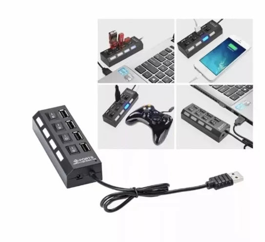 USB Extender With 4 2.0 Ports and 1.1 High Speed Connection Practical To Increase Connectivity Home Devices Good