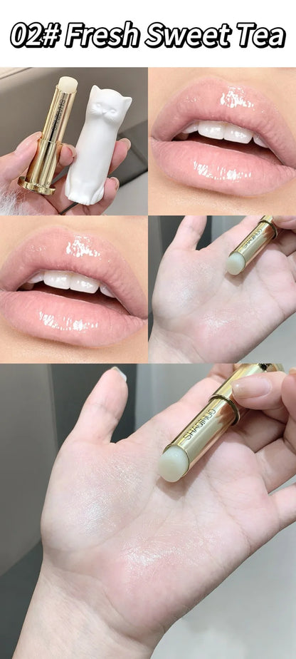 Cute Cat Lip Balm to Improve Lip Dryness And Improve Dull Skin Students Autumn And Winter Moisturizing And Hydrating Li