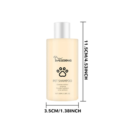 Pet Wash Shampoo Dogs Hair Soften Dirts Mites Removal Flea Killer Deodorizing Reduce Itching Anti Flea Moisturizing Dog Shampoo