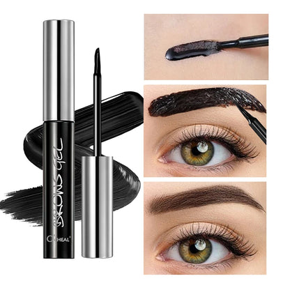 Ocheal Easy Peel Off Eyebrow Gel Tattoo Tint Semi-Permanent Eyebrow Gel Waterproof Long-Lasting Black Brown 3D Mascara Serums