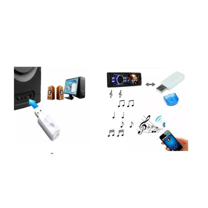 USB Bluetooth Audio Receiver Adapter for Car-Pen Drive-Wireless Music Streaming
