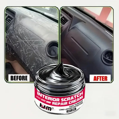 Car interior repair wax-plastic parts renewal,internal shine and tire protection,vehicle yellowing repair - removal of scratches