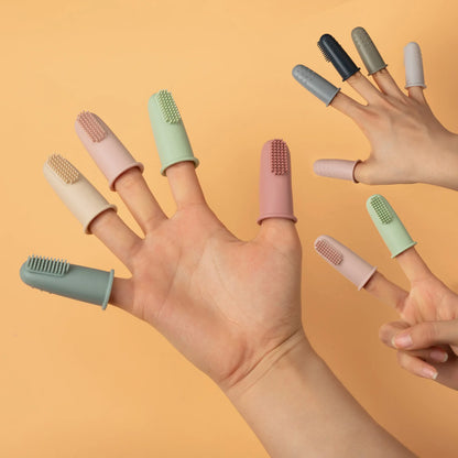 3pcs Baby Finger Toothbrush Soft Cleaning Toothbrush For Kids  BPA Free Oral Health Care For Infant Gentle Protect Babie