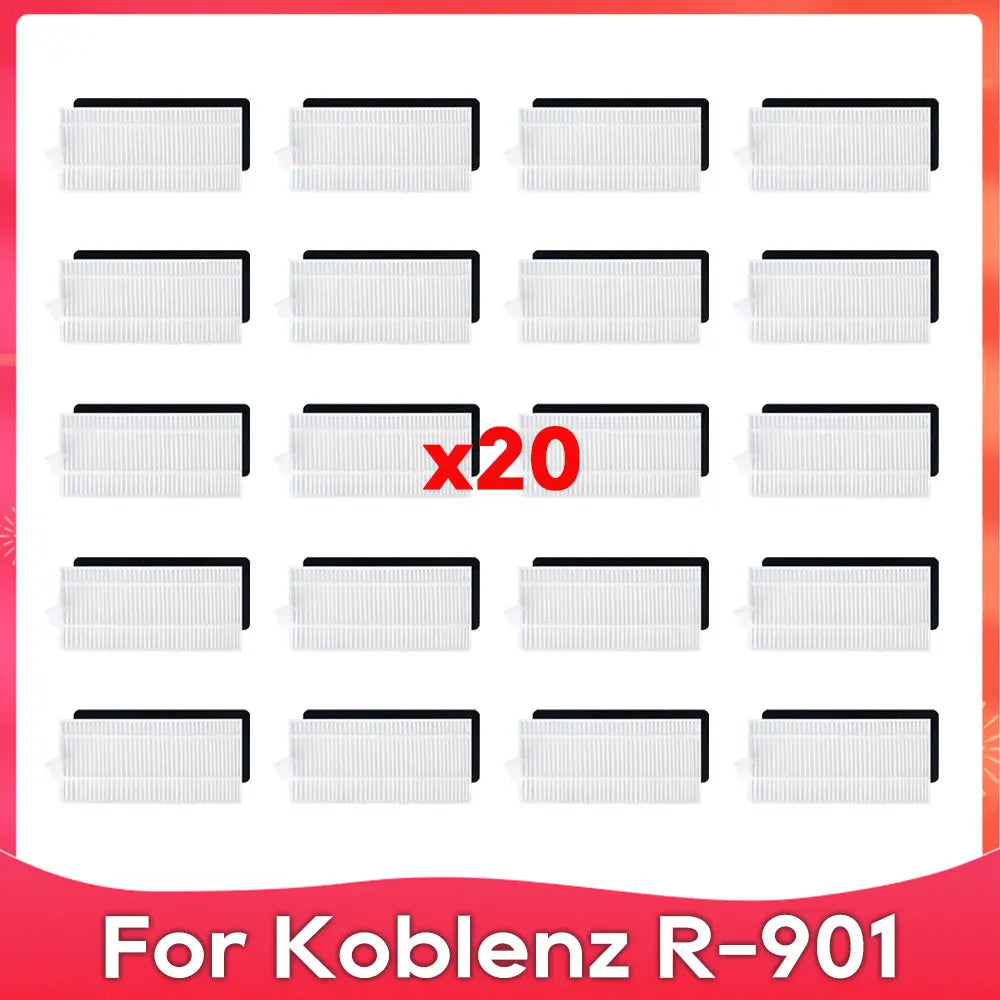 Fit For Koblenz R-901 Roller Side Brush Hepa Filter Mop Cloths Rag Robot Vacuums Accessories Replacement Spare Part
