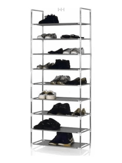 9 tier shoe rack, shoe storage, home organization, room organization, space saving