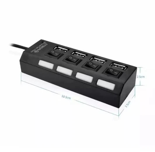 USB Extender With 4 2.0 Ports and 1.1 High Speed Connection Practical To Increase Connectivity Home Devices Good
