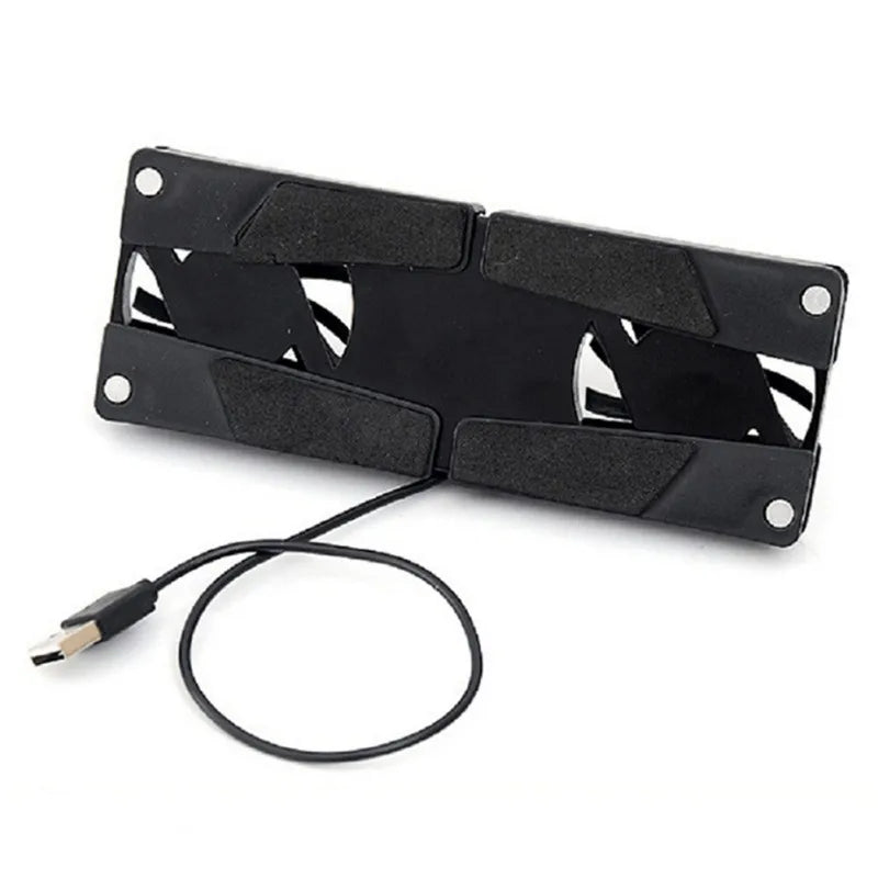 Laptop Cooling Pad Laptop Cooler USB Powered Cooling Pad Bracket 2 Fans for Laptop Universal 7 15" 1 Laptop Stand