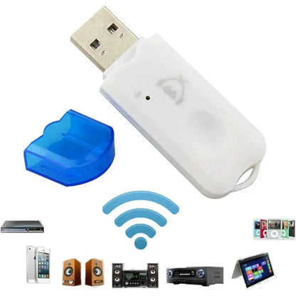USB Bluetooth Audio Receiver Adapter for Car-Pen Drive-Wireless Music Streaming