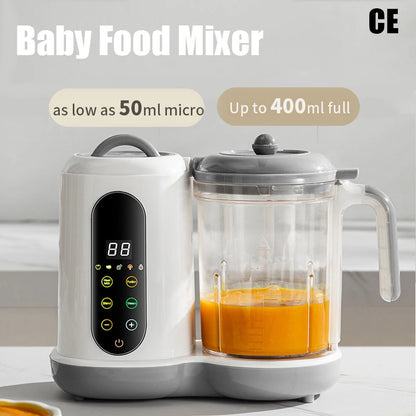 Multifunctional Baby Food Maker Supplementary Food Processor Kids Food Mill Steaming Stirring Warming Cooking Machine