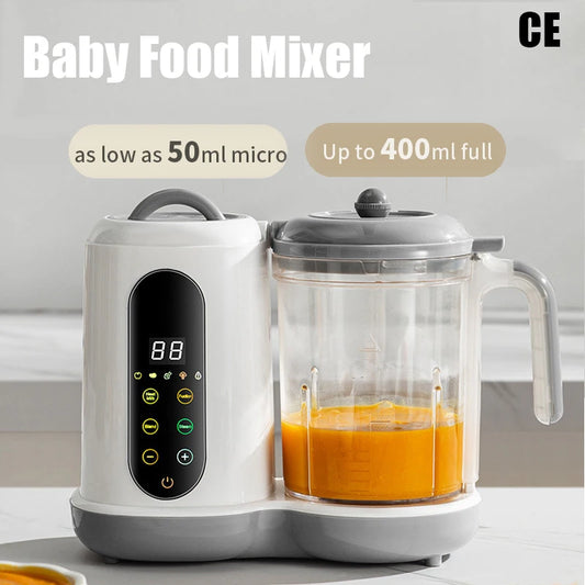 Multifunctional Baby Food Maker Supplementary Food Processor Kids Food Mill Steaming Stirring Warming Cooking Machine