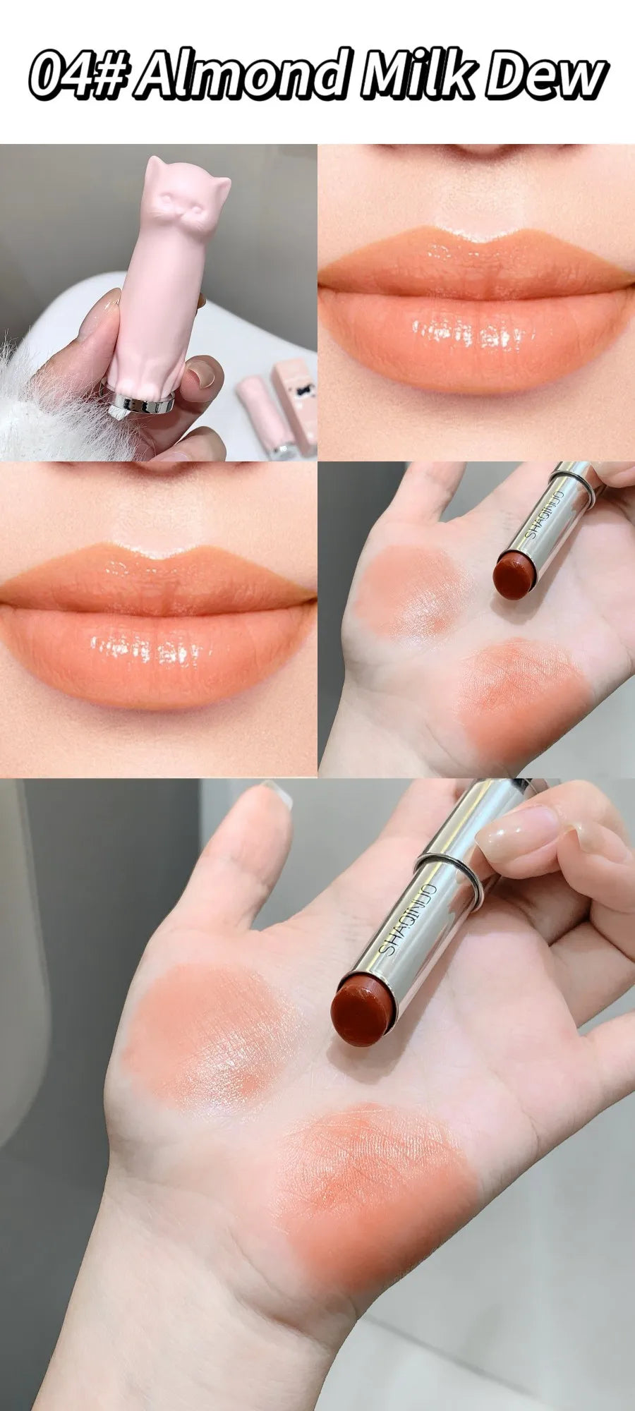 Cute Cat Lip Balm to Improve Lip Dryness And Improve Dull Skin Students Autumn And Winter Moisturizing And Hydrating Li