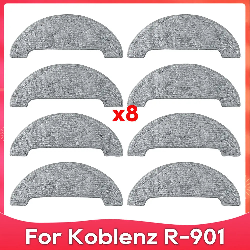 Fit For Koblenz R-901 Roller Side Brush Hepa Filter Mop Cloths Rag Robot Vacuums Accessories Replacement Spare Part