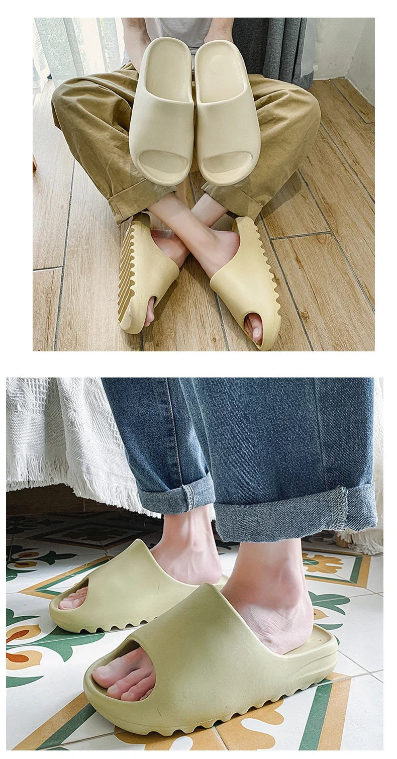 Men's Home EVA Slipper Soft Summer Fashion Thick Soled Slippers Men's Beach Shoes Home Home Sandals e Home Sandals