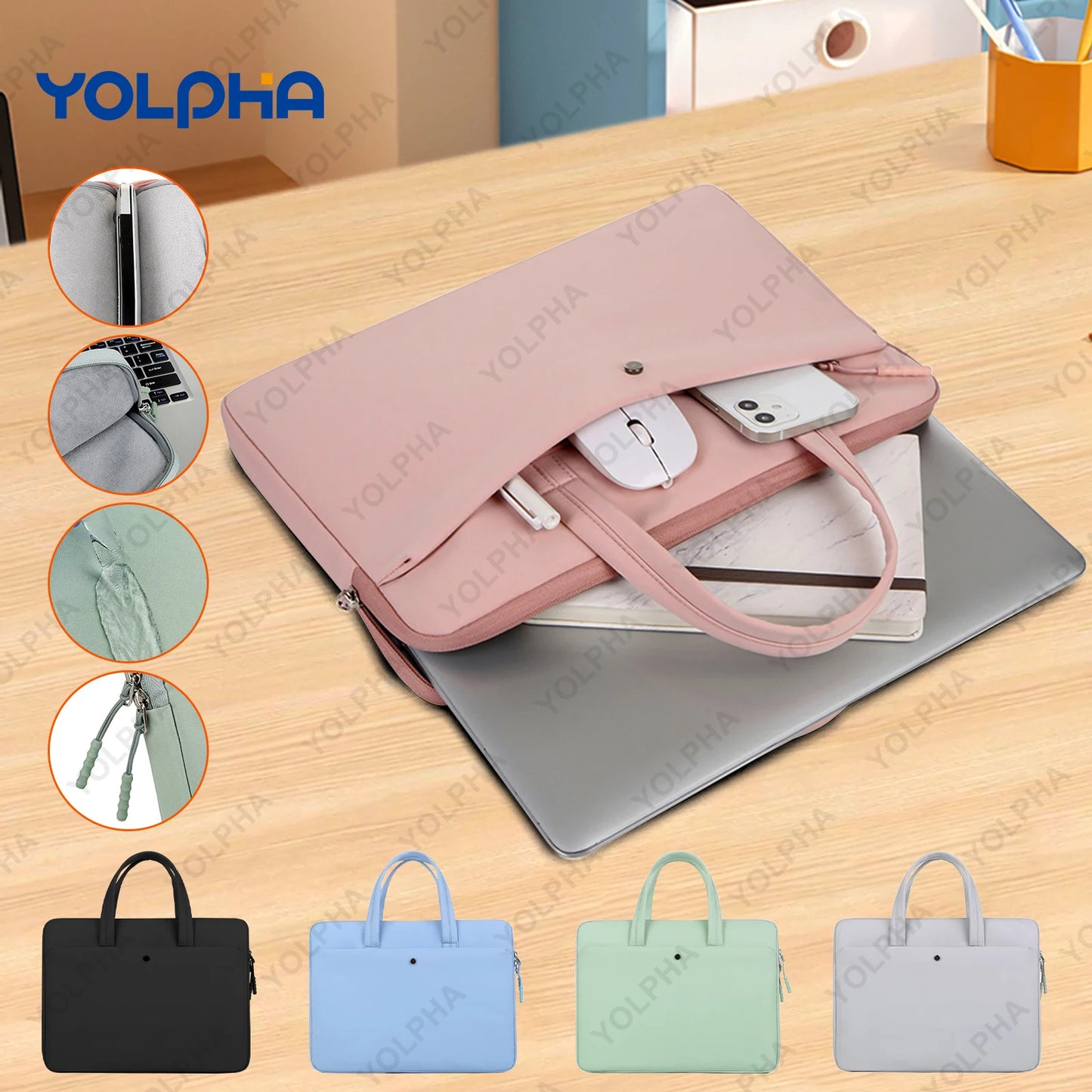 Laptop Bag Tablet Handbag Portable Waterproof Computer Bag For 13 /14 /15.6 inch Macbook Air Pro Lenovo Xiaomi HP ASUS Dell