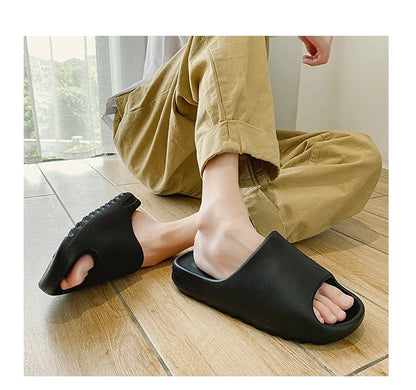 Men's Home EVA Slipper Soft Summer Fashion Thick Soled Slippers Men's Beach Shoes Home Home Sandals e Home Sandals