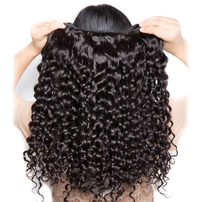 Burmese Afro Kinky Curly Human Hair Bundles Top Raw Hair Extensions Unprocessed Virgin Deep Water Wave 100% Human Hair Weave