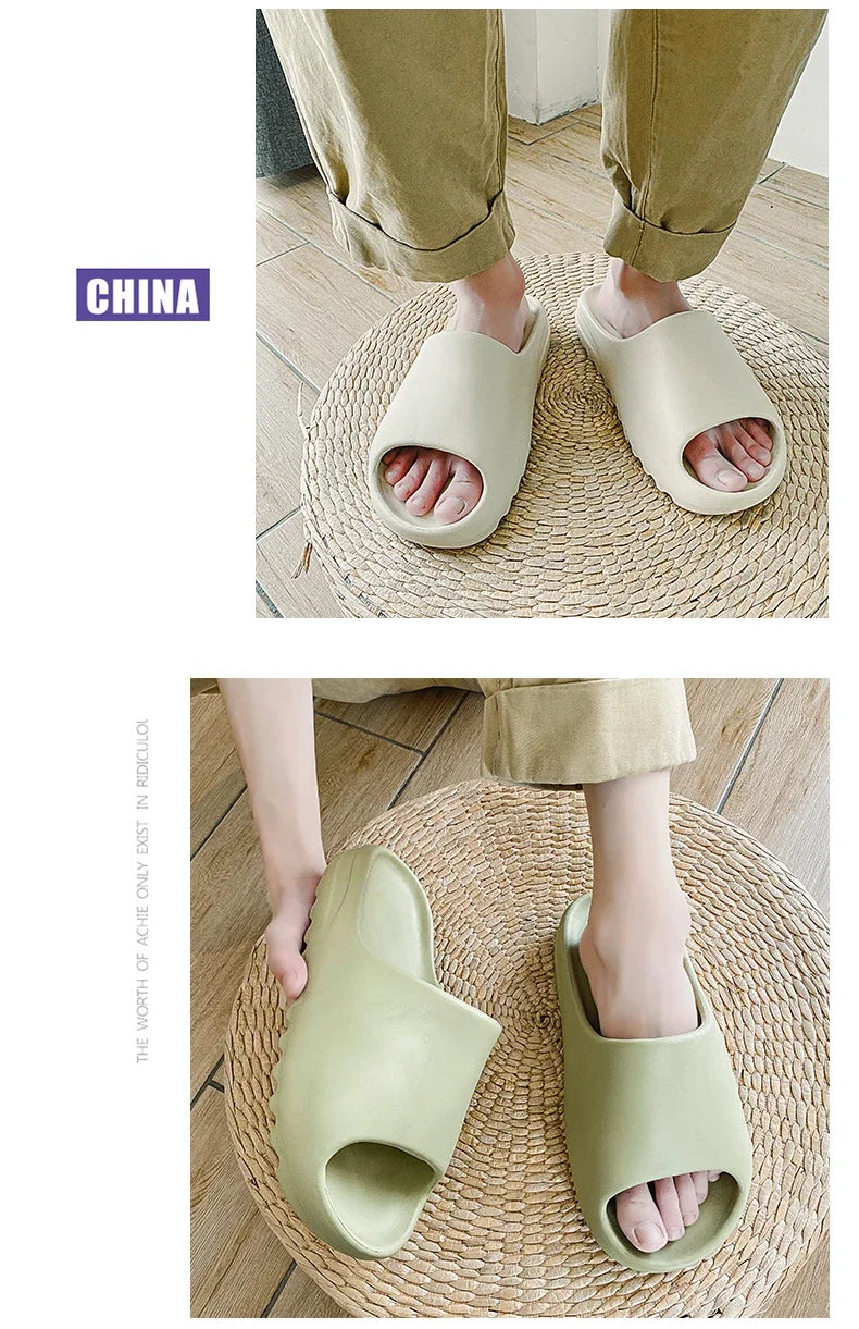 Men's Home EVA Slipper Soft Summer Fashion Thick Soled Slippers Men's Beach Shoes Home Home Sandals e Home Sandals