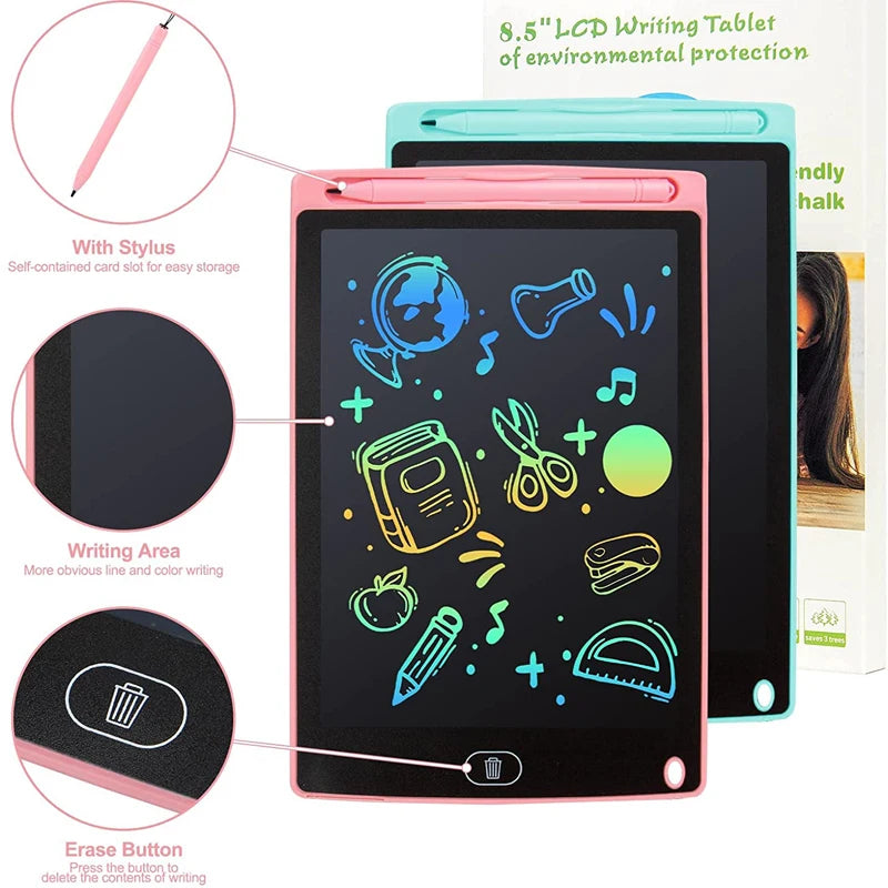 8.5 inch LCD Drawing Tablet For Children's Toys Painting Tools Electronics Writing Board Boy Kids Educational Toys