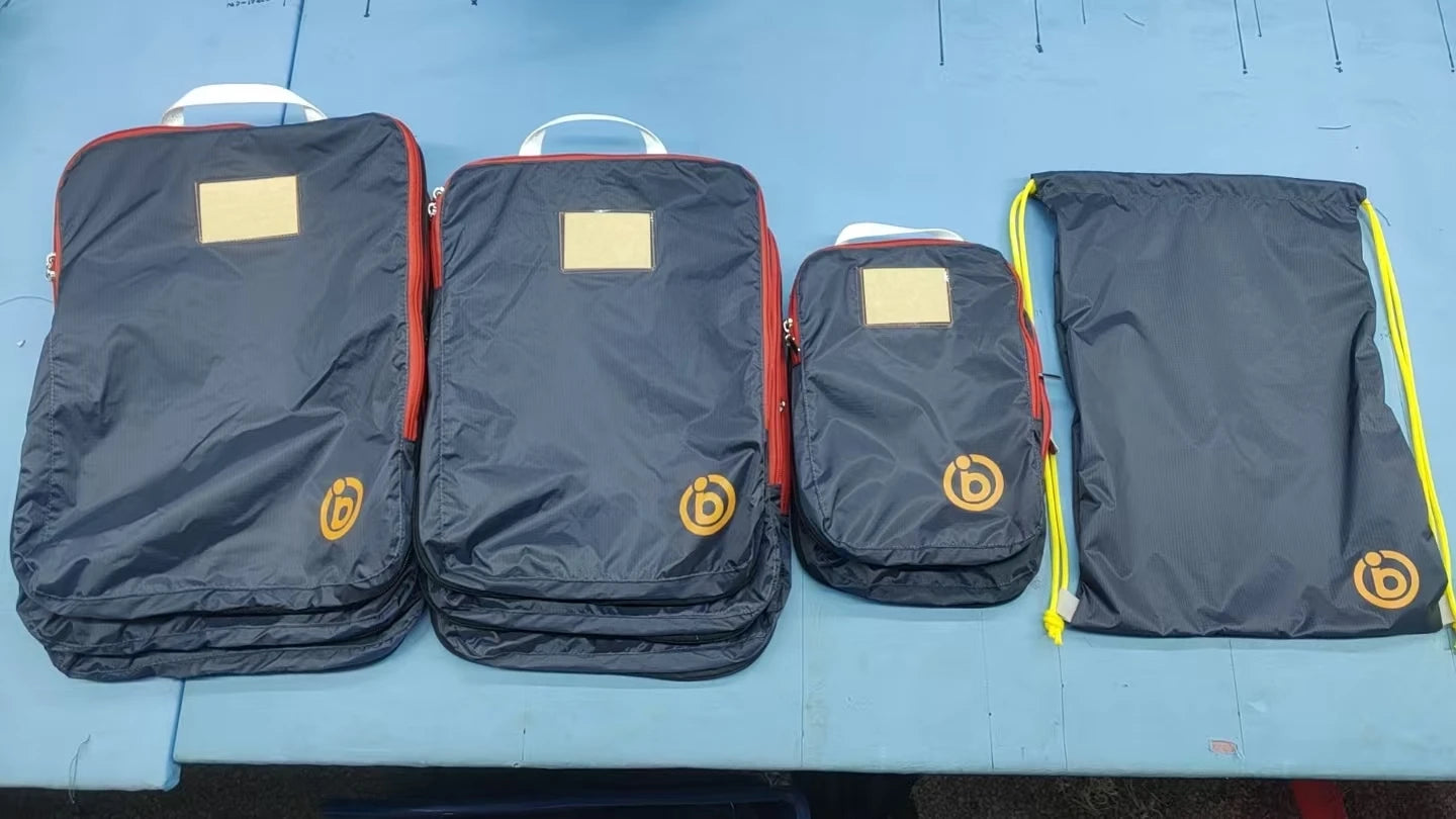 2/6/9 Set Compression Packing Cubes Waterproof Travel Organizer Bags Space-Saving Luggage Storage for Suitcase Travel Essentials