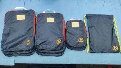 2/6/9 Set Compression Packing Cubes Waterproof Travel Organizer Bags Space-Saving Luggage Storage for Suitcase Travel Essentials