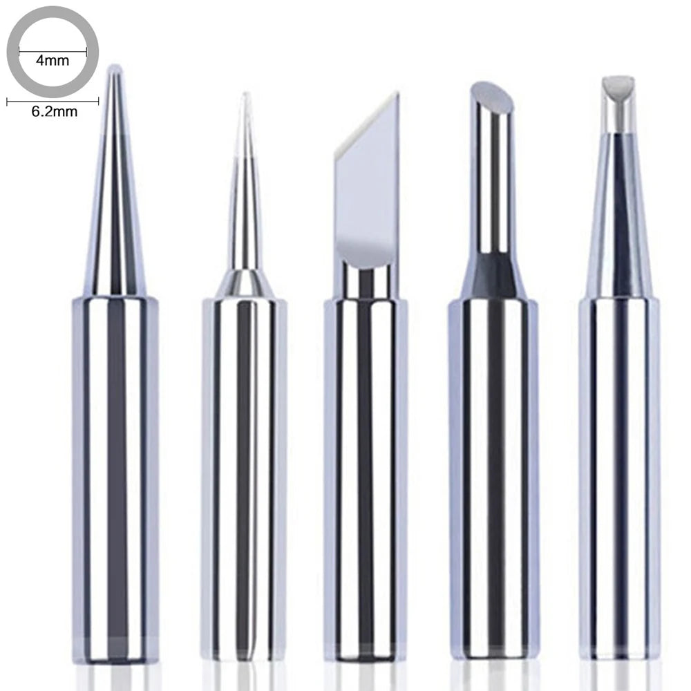STONEGO 5PCS/10PCS Soldering Iron Tips Soldering Iron Head Set DIY Electric Soldering Iron Replacement Tip Repair