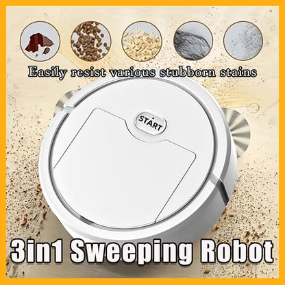 Mini Smart Household Robot Vacuum Cleaner Household Self-Cleaning Sweep and Wet Mopping  Rechargeable Electric Vacuum Robotic