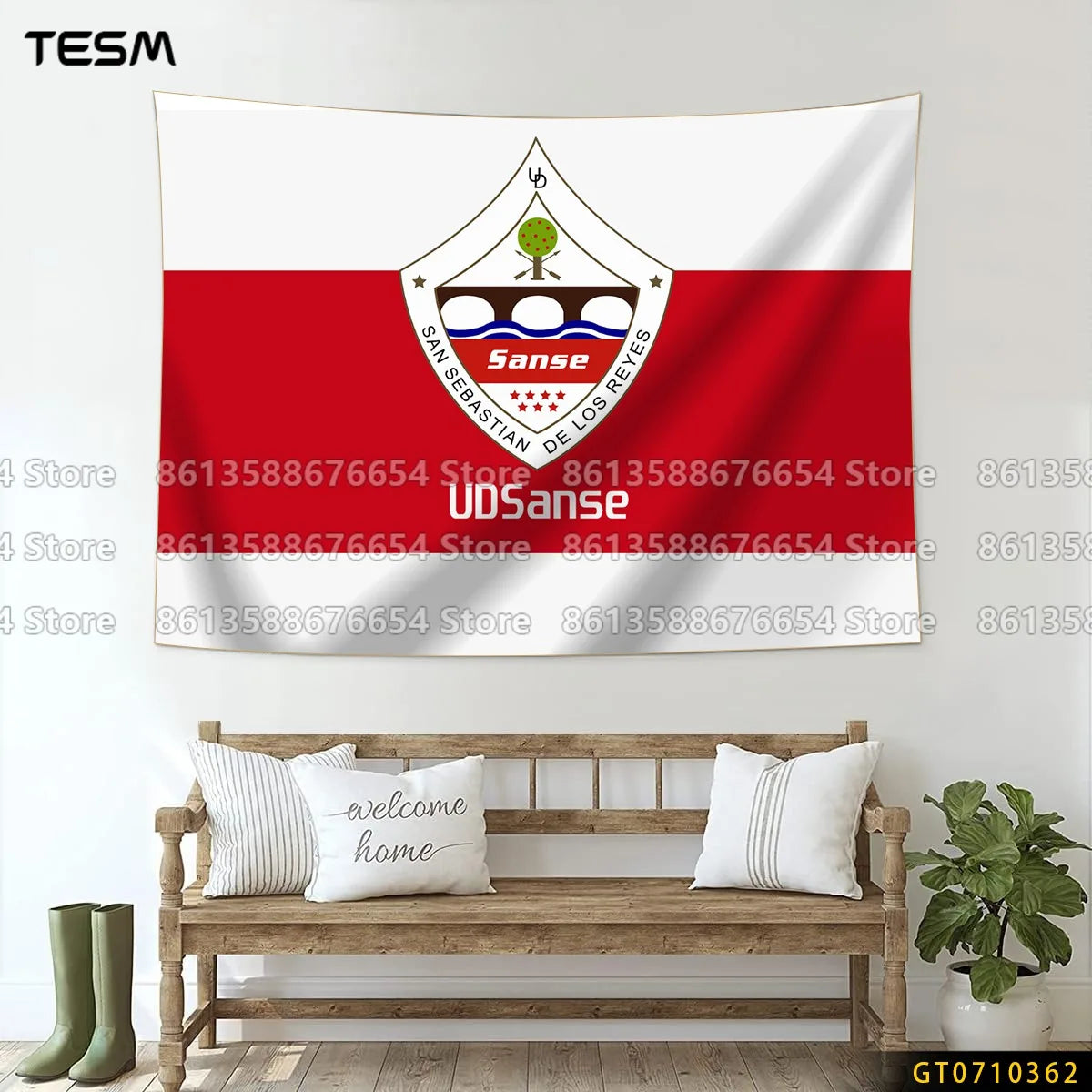 Wall Art Decor  Fabric Tapestry Wall Hanging  Living Room Bedroom Kitchen Dorm Decor Multi  Flag 3D printed pattern