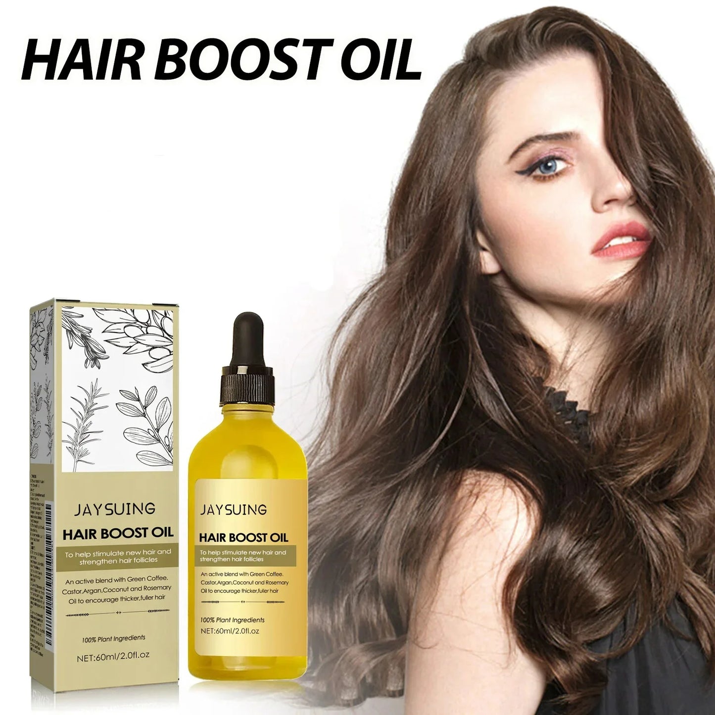 Hair Growth Serum Dense Regrowth Baldness Repair Preventing Hair Loss Nourishing Smoothing Split Ends Fast Growing Essential Oil