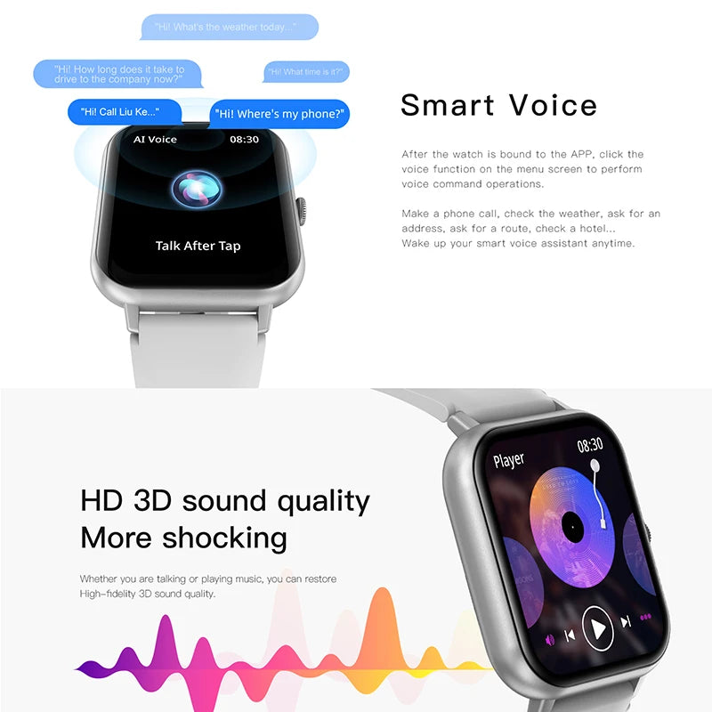 NORTH EDGE NL54C Smart Watch Men Smart Watch Women Watch Sports Watch Blood pressure Dial Watch DIY Watch Face Smart Voice