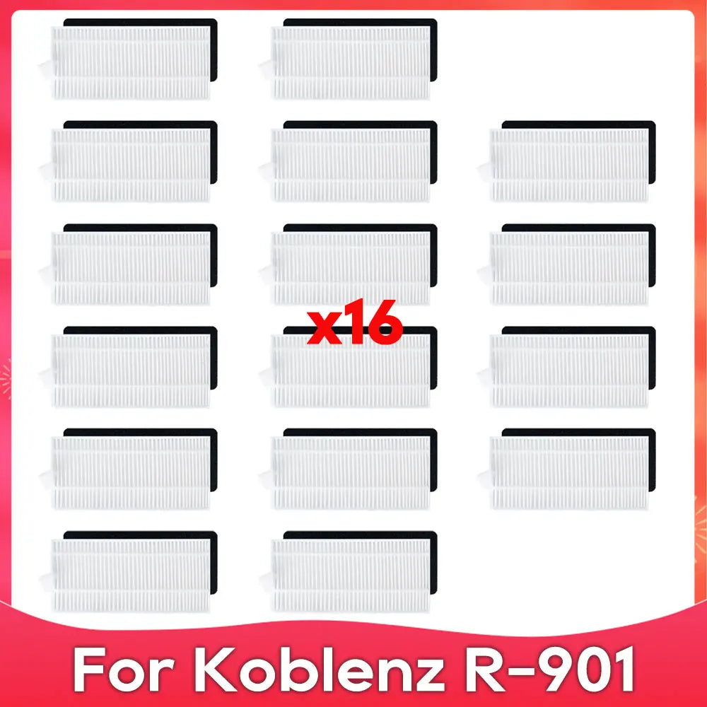 Fit For Koblenz R-901 Roller Side Brush Hepa Filter Mop Cloths Rag Robot Vacuums Accessories Replacement Spare Part