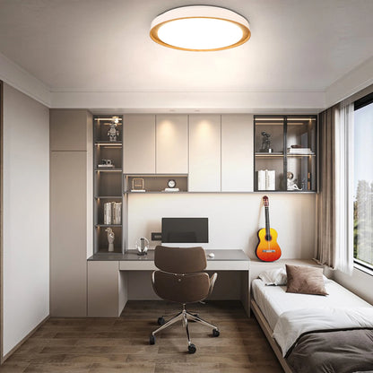 Modern LED Ceiling Light Wood  Home Lightng Living Room Kitchen Bedroom Bathroom Room Surface Ceiling Lamp Home Decoration