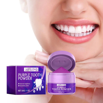Whitening Tooth Powder Cleaning Oral Hygiene Fresh Breath Remove Plaque Stains Tartar Removal Bright Dental Brush Teeth Powder