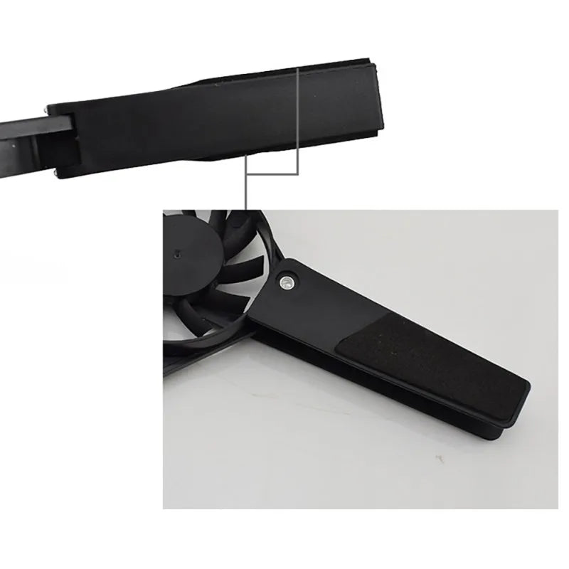 Laptop Cooling Pad Laptop Cooler USB Powered Cooling Pad Bracket 2 Fans for Laptop Universal 7 15" 1 Laptop Stand