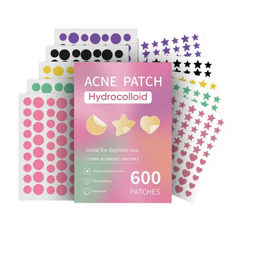 32patch Acne Pimple Patches Hydrocolloid Invisible Healing Absorbing Spot Sticker For Inflamed Acne Improve Whiteheads Skin Care