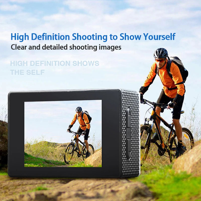 Underwater Waterproof Sports Dv Multifunctional Outdoor Riding Locomotive Sports Camera Sports Camera Diving Camera