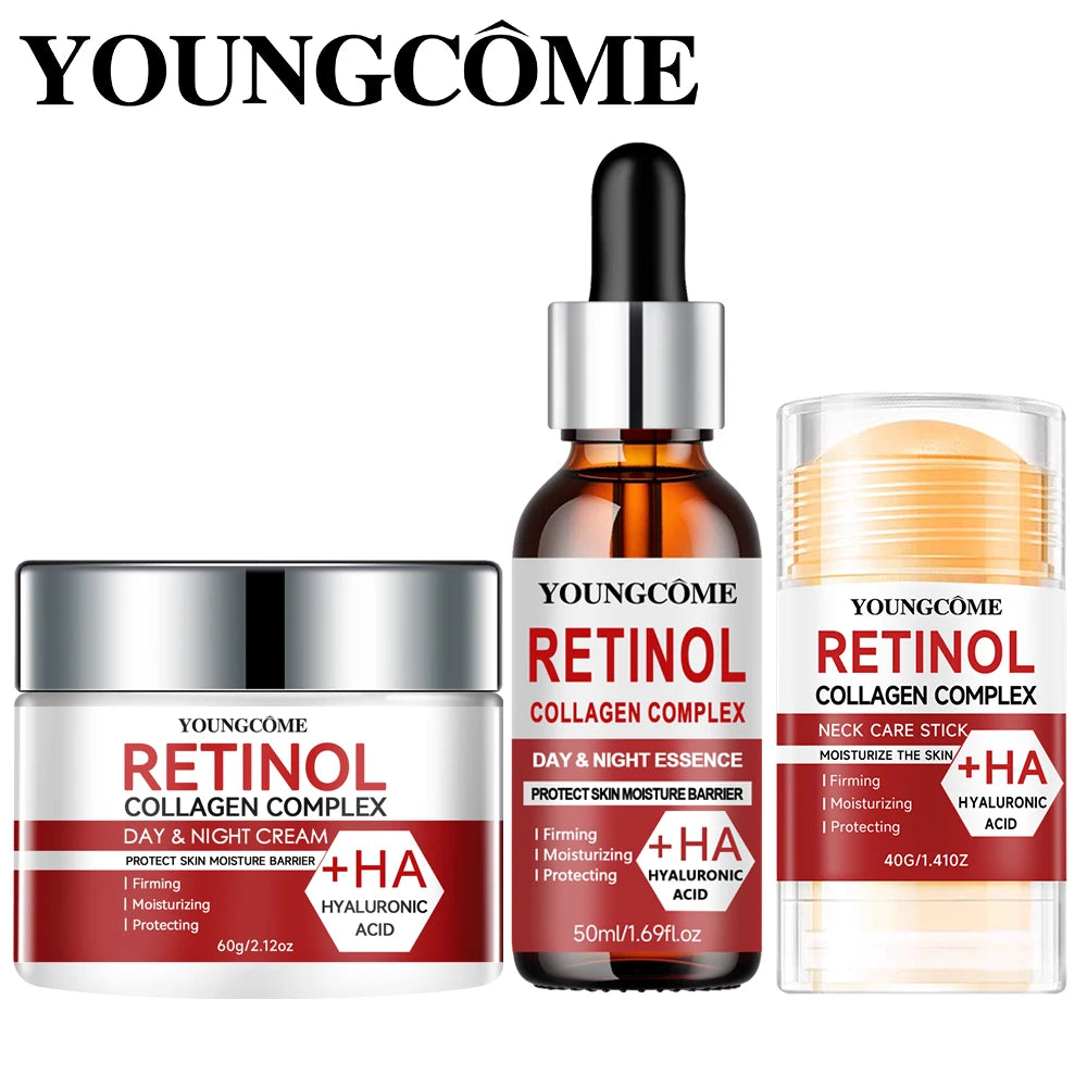Retinol Collagen Cream Face Facial Anti Wrinkle Serum Remove Dark Spots Collagen Serum Anti Aging Essence Whitening Face Serum