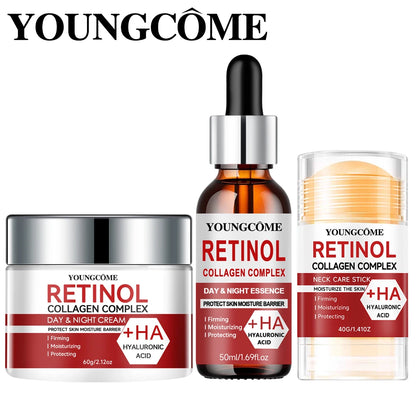 Retinol Collagen Cream Face Facial Anti Wrinkle Serum Remove Dark Spots Collagen Serum Anti Aging Essence Whitening Face Serum