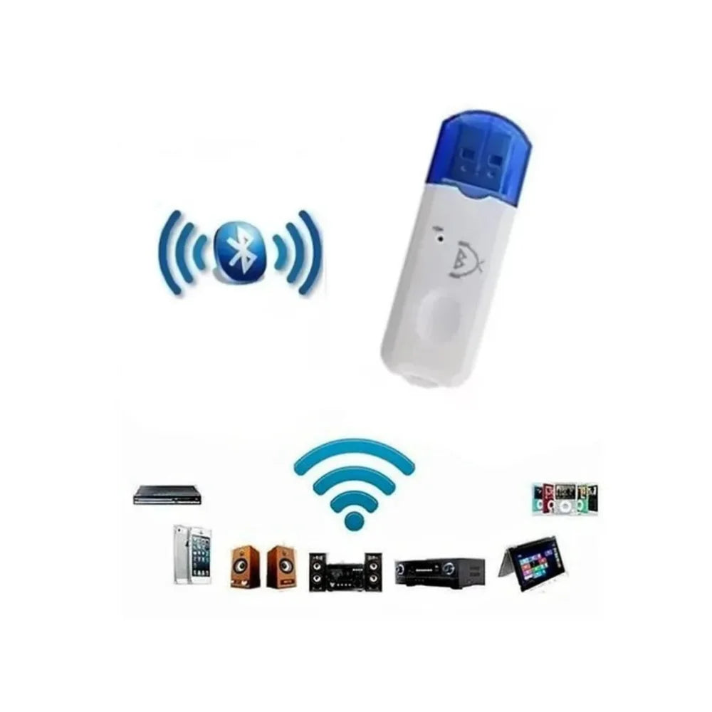 USB Bluetooth Audio Receiver Adapter for Car-Pen Drive-Wireless Music Streaming