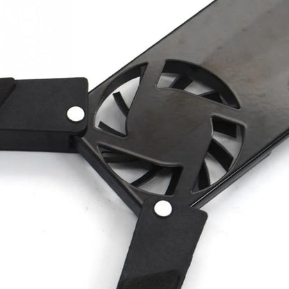Laptop Cooling Pad Laptop Cooler USB Powered Cooling Pad Bracket 2 Fans for Laptop Universal 7 15" 1 Laptop Stand