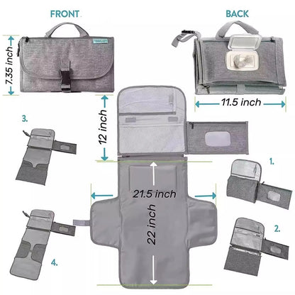 NEW Baby Diaper Pad Portable Diaper Pad For Going Out Extended Foldable Breathable Newborn Leakproof Waterproof And Urine-proof