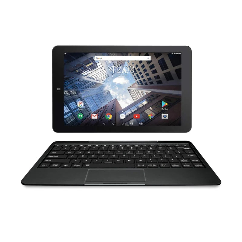 New Sales RCT6B06 10.1 INCH 2in1 Android 10 Tablet With Keyboard  2GB RAM+32GB ROM Tablets MT8167 Dual Camera WIFI Quad Core