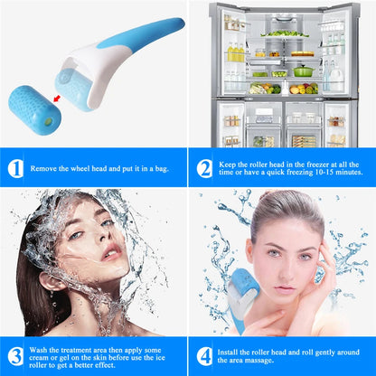 Face Roller Cool Ice Roller Massager Skin Lifting Tool Face Lift Massage Anti-wrinkles Pain Relief Face Skin Care Tools