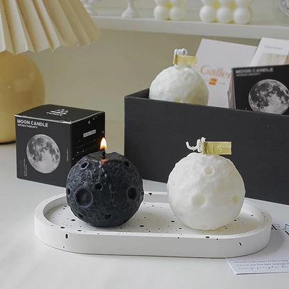 Creative Lunar Shape Scented Candles Home Decor Candle For Party Birthday Room Decoration Gift