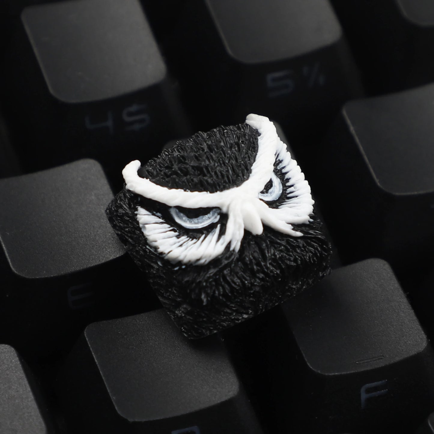 Handmade Artisan Keycap Owl Resin Keycaps For Cherry MX Mechanical Gaming Keyboard