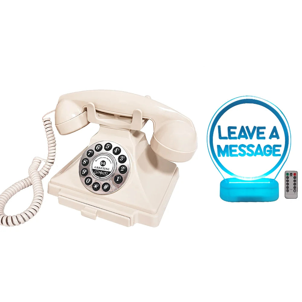 Audio Guest Book Phone wedding guest voice blessing message book banquet voice check-in message phone birthday party celebrati