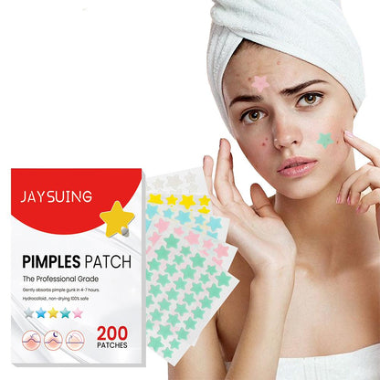 200 Patches Acnes Pimple Patches for Zits and Blemishes,Spots Treatments Stickers for Face and Skin
