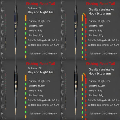 New Electronic Light Color Change Indicator Electronic Floats Buoy Electronic Float tail Bite Alarm Smart Float Top